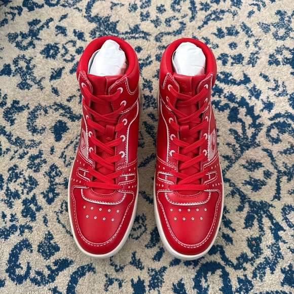 Coach Vibrant Red Fabric - Picture 1 of 4